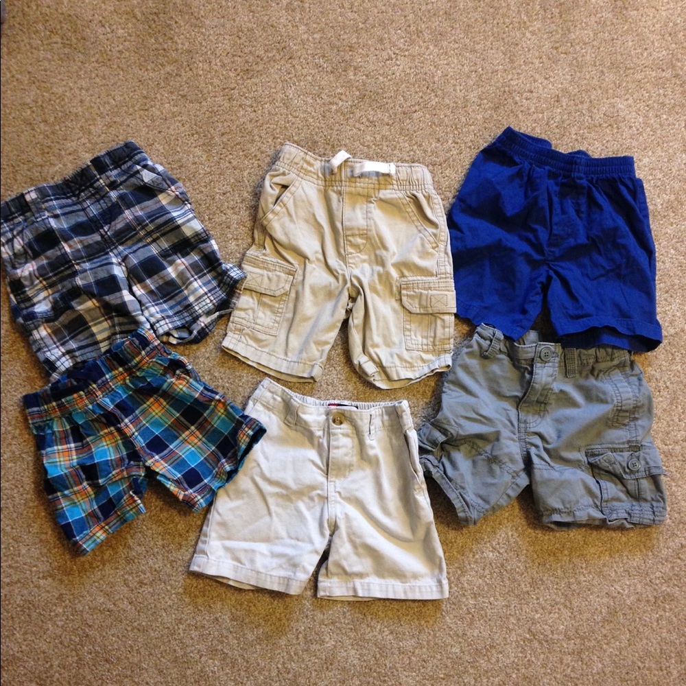 6 Pairs of 24M-2T Toddler Boys Shorts